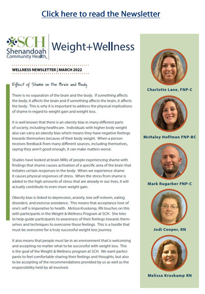 Weight & Wellness Newletter